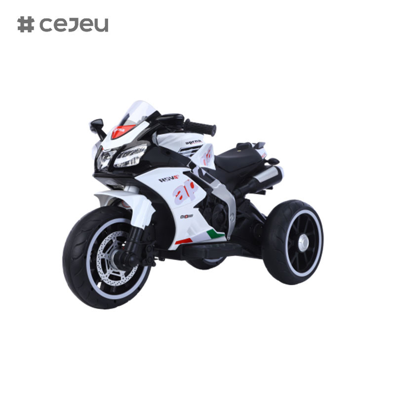 CJ-N-666 Kids Ride On Motorcycle 12V Electric 3 Wheels Bicycle with Music & Light (Suitable for 3-8 Age)
