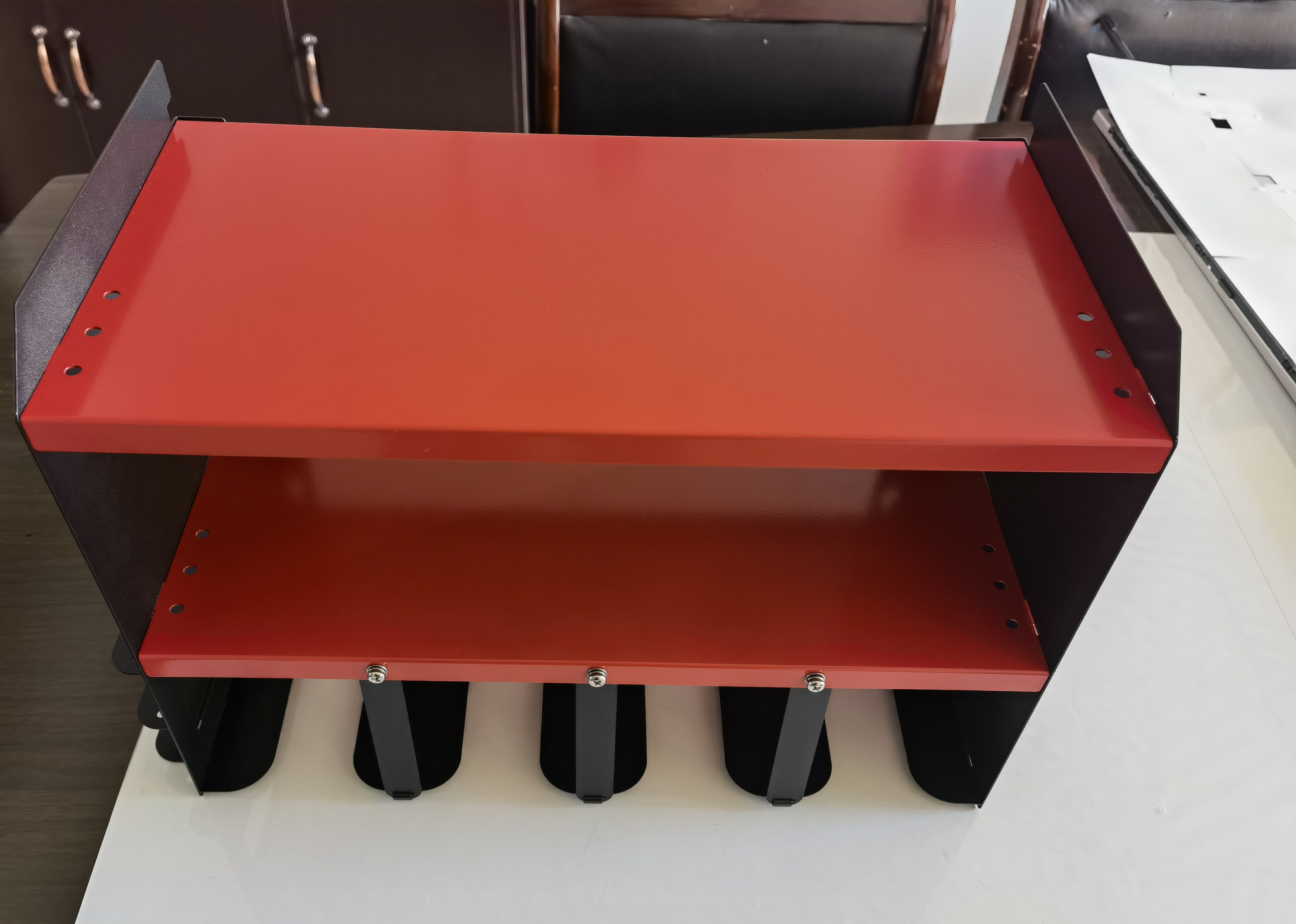 Wall Mounted Power Tool Storage Rack for Garage Cordless Drill Battery Charging Station