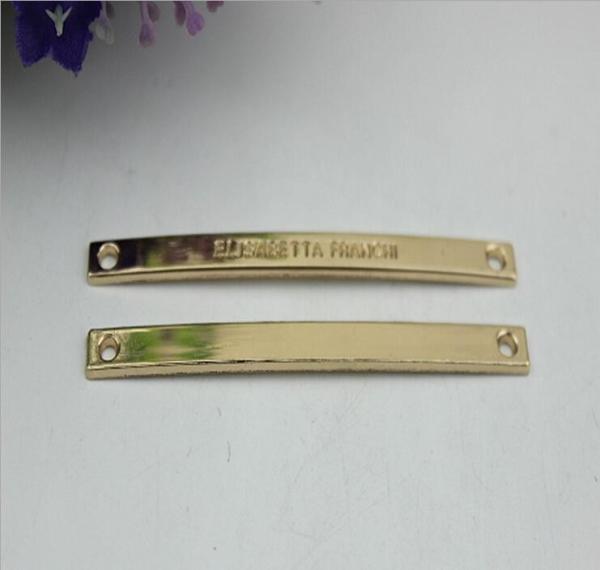 Leather bag making accessories light gold 70 mm metal corner protector with high