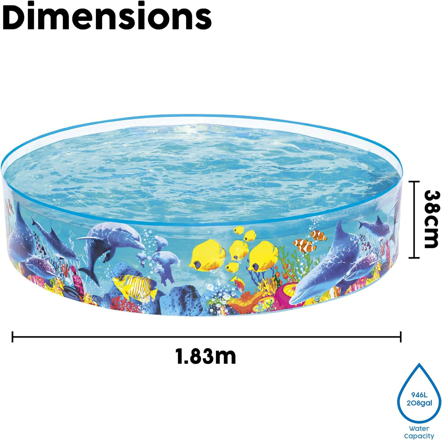 Transform Your Backyard into an Underwater World with this Inflatable Pool