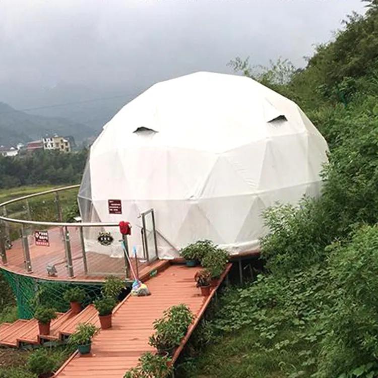 Luxury Inflatable Dome Tent Decoration Transparent Warm Glass Dome Tent