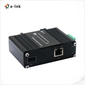 China SFP 60W POE Fiber Media Converter 100/1000BASE-X EN55022 wholesale