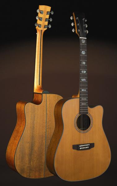 41inch OEM TOP solidwood vintage cutaway electric acoustic guitar/western guitar