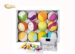Colorful Art Naturals Bath Bombs Gift Set , Shea Butter Bath Bomb Ball Shaped
