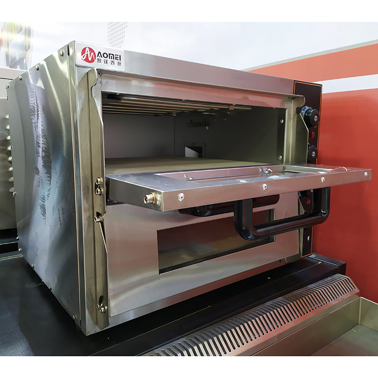 Commercial Electric Pizza Oven for Mobile Kitchen Equipment in Meat Processing Plants