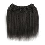Yaki Straight 100 Virgin Brazilian Hair Bundles With Closure 24 Inch