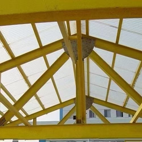 Anti-Corrosion FRP Square Tube Waterproof And Thermal Insulation Customized Size For Marine/Chemical/Construction