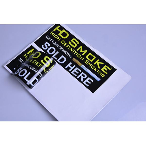 Custom double side printed no adhesive vinyl window static cling decal sticker