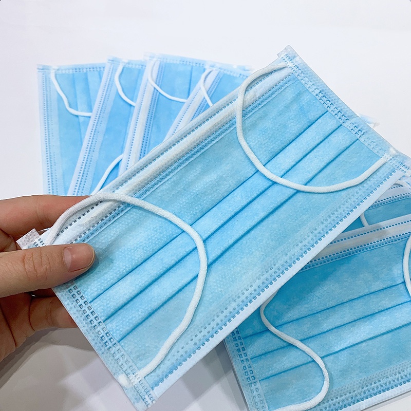 Soft Smooth Lining Disposable Surgical Face Mask For Lab Work Food Service