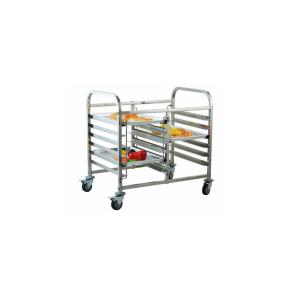 China RK Bakeware China Manufacturer for Transport Stainless Steel Gastronorm Rack Small Trolley wholesale