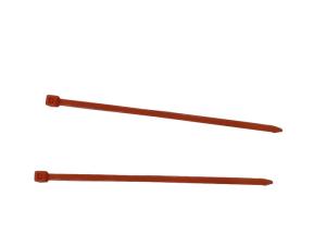 China Orange Snaplock Nylon Cable Ties 100mm For Wire Harness Computer Cable wholesale