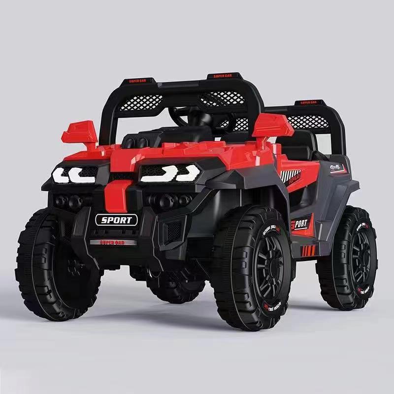 Children's Electric Four-Wheel Off-Road Vehicle with Four-Wheel Drive and PVC Plastic