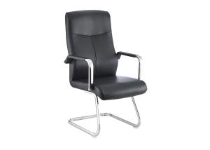 China Modern PU Leather 69cm Visitor Chairs With Arms wholesale