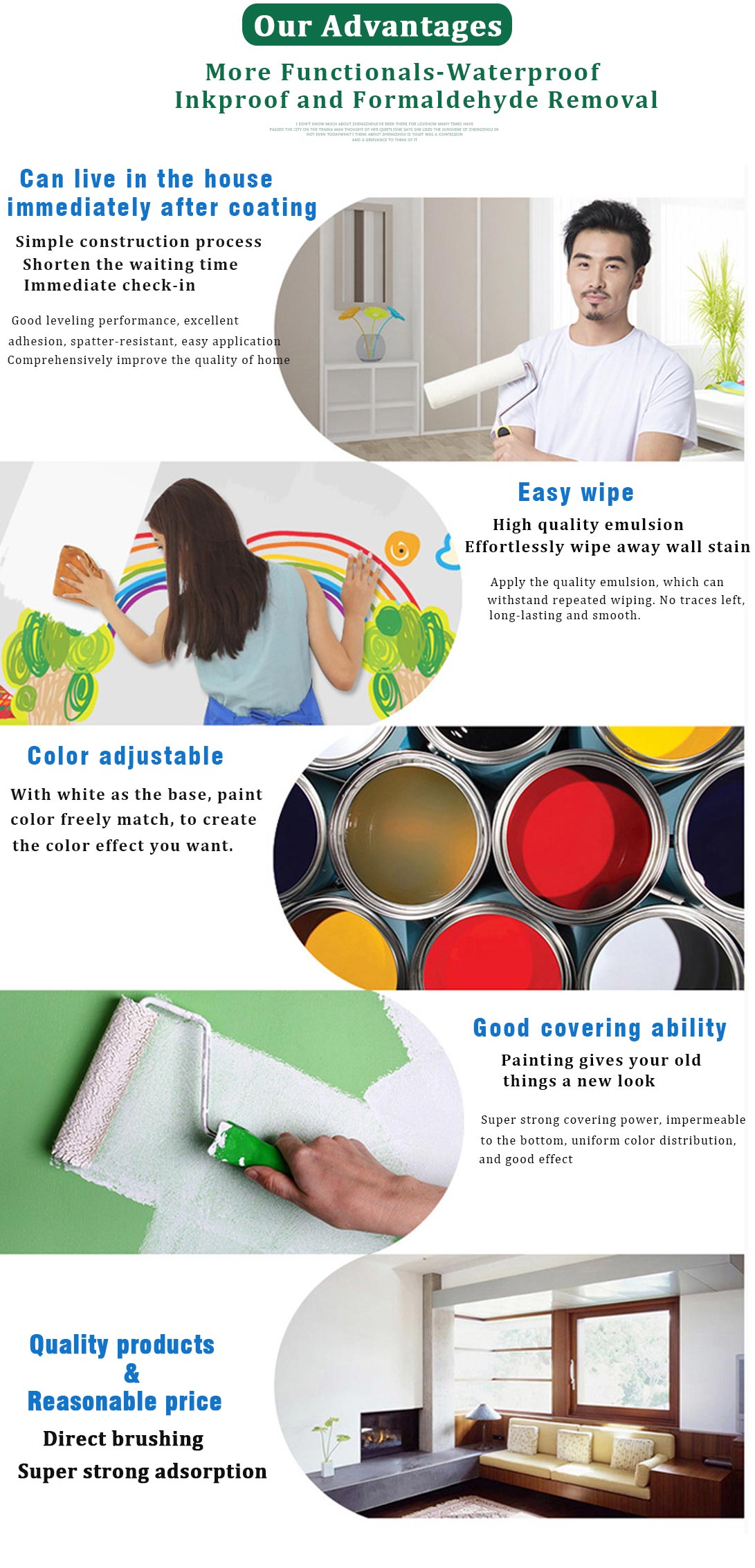 Building Coating NEWNESS Interior Stone Texture Wall Coating with EINECS No. 201-177-9