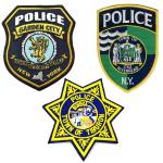 Merrow Border Custom Logo Police Embroidered Patch For Clothing