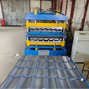 China 350H Steel Double Layer Roofing Sheet Roll Forming Machine 380V 50Hz 3 Phase wholesale