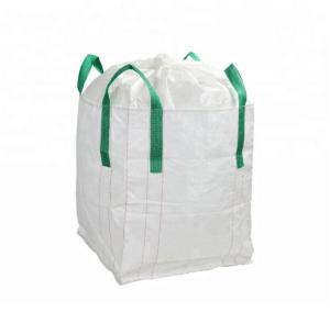 China Custom Fabric Polypropylene Jumbo Bags Filling Spout Top / Full Open Top Available wholesale