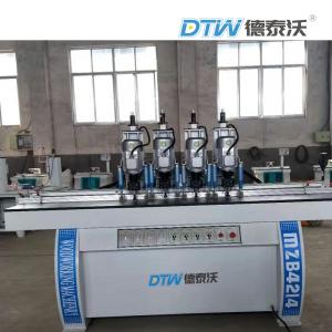 China 50mm Depth 6KW Wood Drilling Machine Door Hinge Boring Machine 4 Heads wholesale