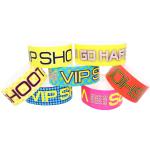 DuPont Tyvek Paper Event Wristbands Waterproof Tear Resistant Secure