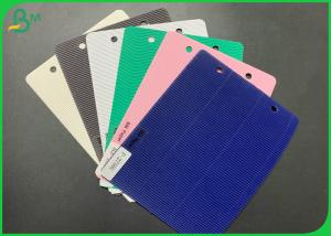 China Multi - Color E / F Flute Corrugated Cardboard Sheet For Craft DIY Eco - Friendly wholesale