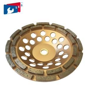 China 125 Mm Diamond Cup Wheel , Concrete Grinding Wheel For Angle Grinder wholesale