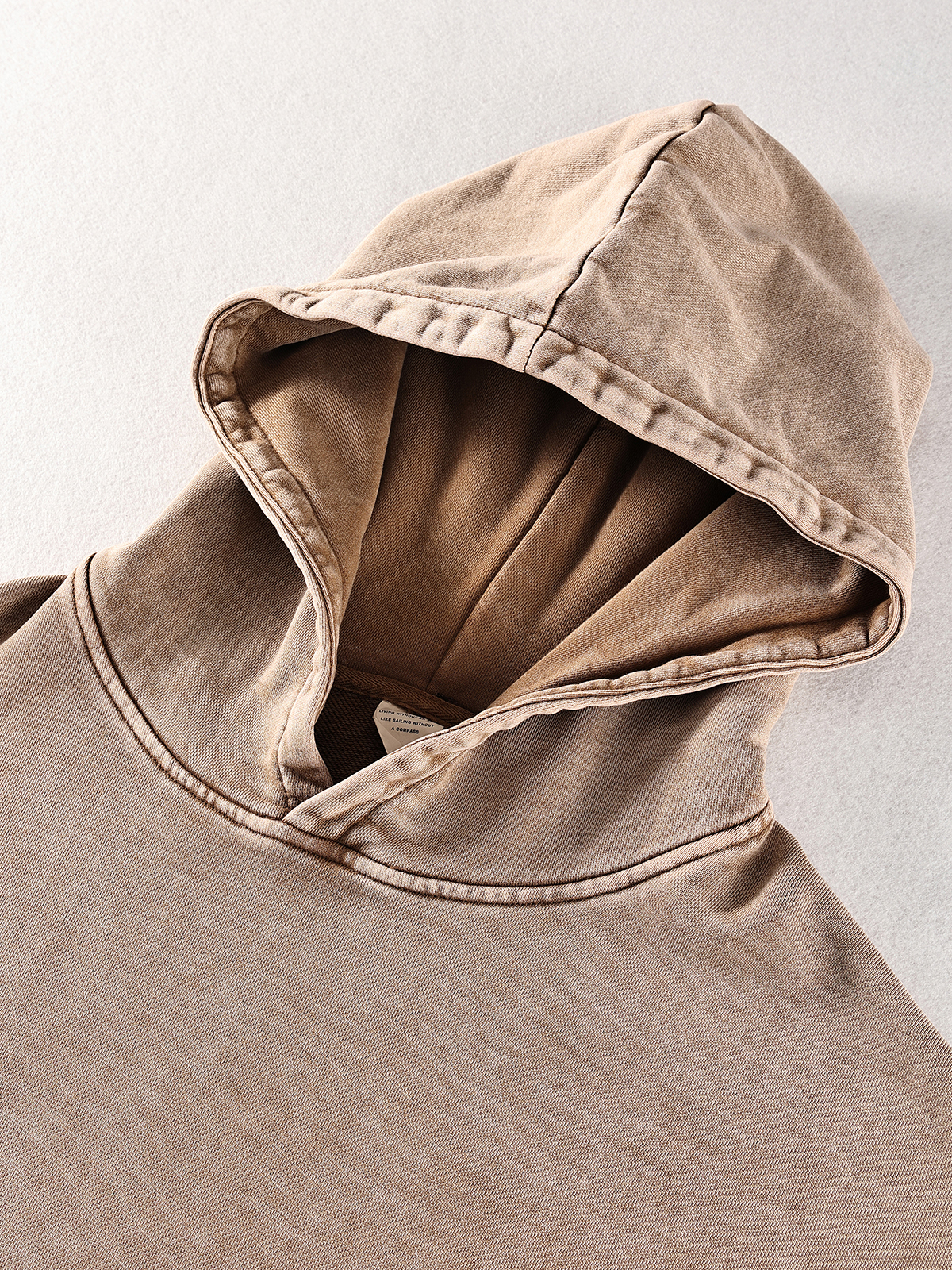 Crop Top Heavyweight Cotton Hoodie Long Sleeve Plain Oversized Sweatshirts