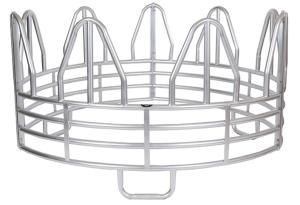 China SUPER DUTY 4-RING HORSE GALVANIZED ROUND BALE FEEDER wholesale