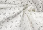 Heavy Vintage Eyelet 100% Cotton Lace Fabric Wholesale By The Yard
