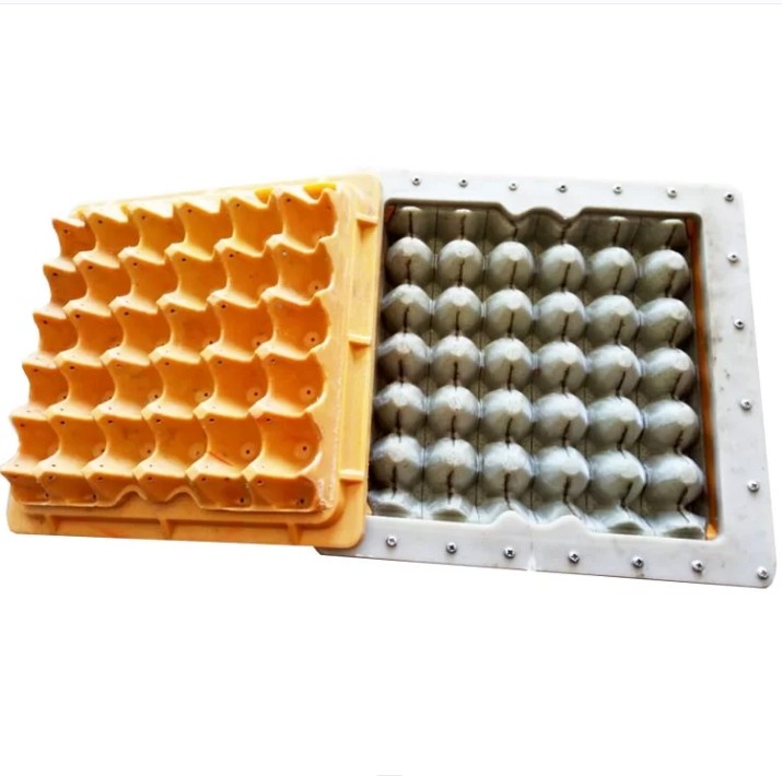 Paper Pulp Disposable Tableware Machine Egg Tray Mold With Polish Surface Treatment