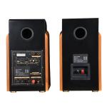 5 Inch Optical Fiber Coaxial Bookshelf Speakers Medium Bass