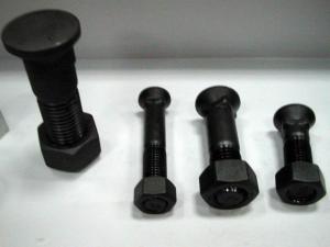 China High Tensile Track Shoe Bolts Nuts 4F3652 Construction Machinery Spare Parts wholesale