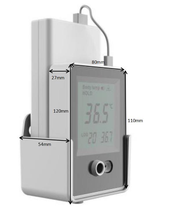 1920 X 1080 AI Doorbell Smart Sensor AI Infrared Thermometer