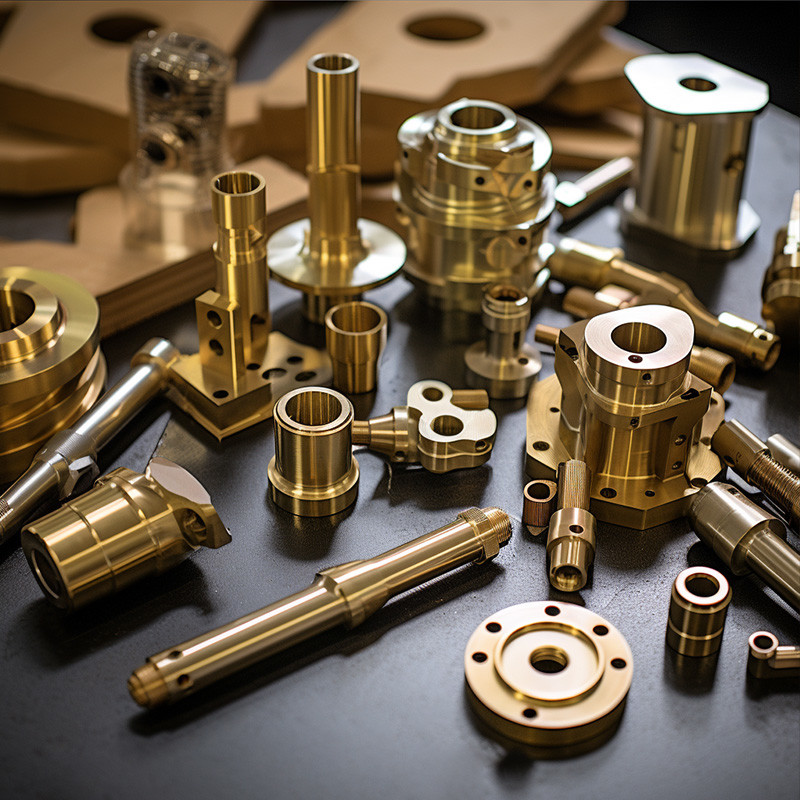 Milling Turning Brass Machined Components For Aerospace Automotive Industry