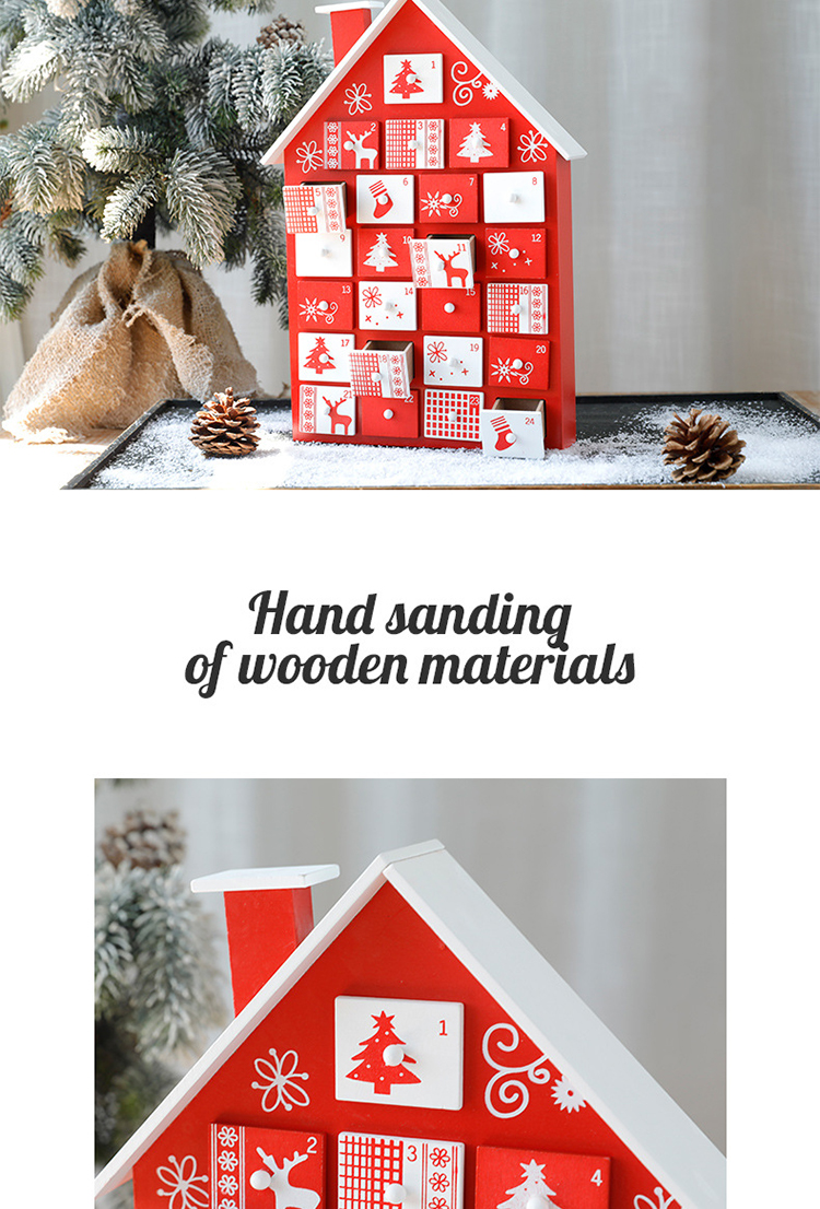 ODM Drawer Christmas Eve Box Bulk Buy Wooden Gift Boxes Bulk House Shaped