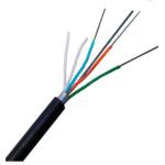 Self Supporting Aerial Fiber Optic Cable , 8 Core Single Mode Fiber Optic Cable
