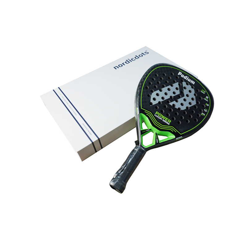High Quality Rigid Cardboard Paper Magnetic Closure Racket Padel Box Packaging With Inner Tray