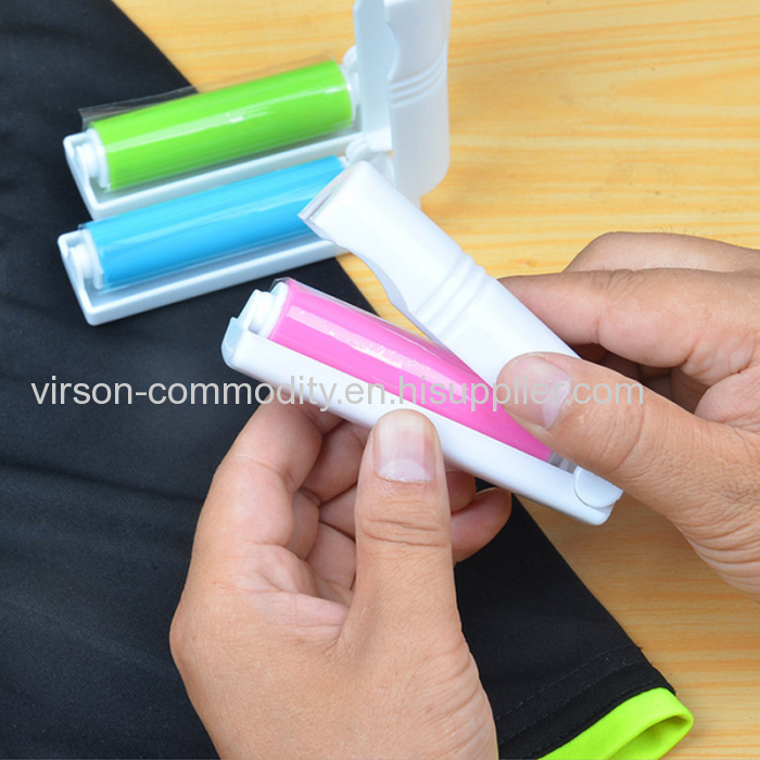 Strong sticky travel size clothes silicone mini lint roller