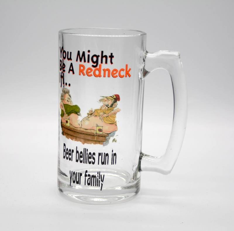 Color Print Decorated Mug Craft Beer Glasses