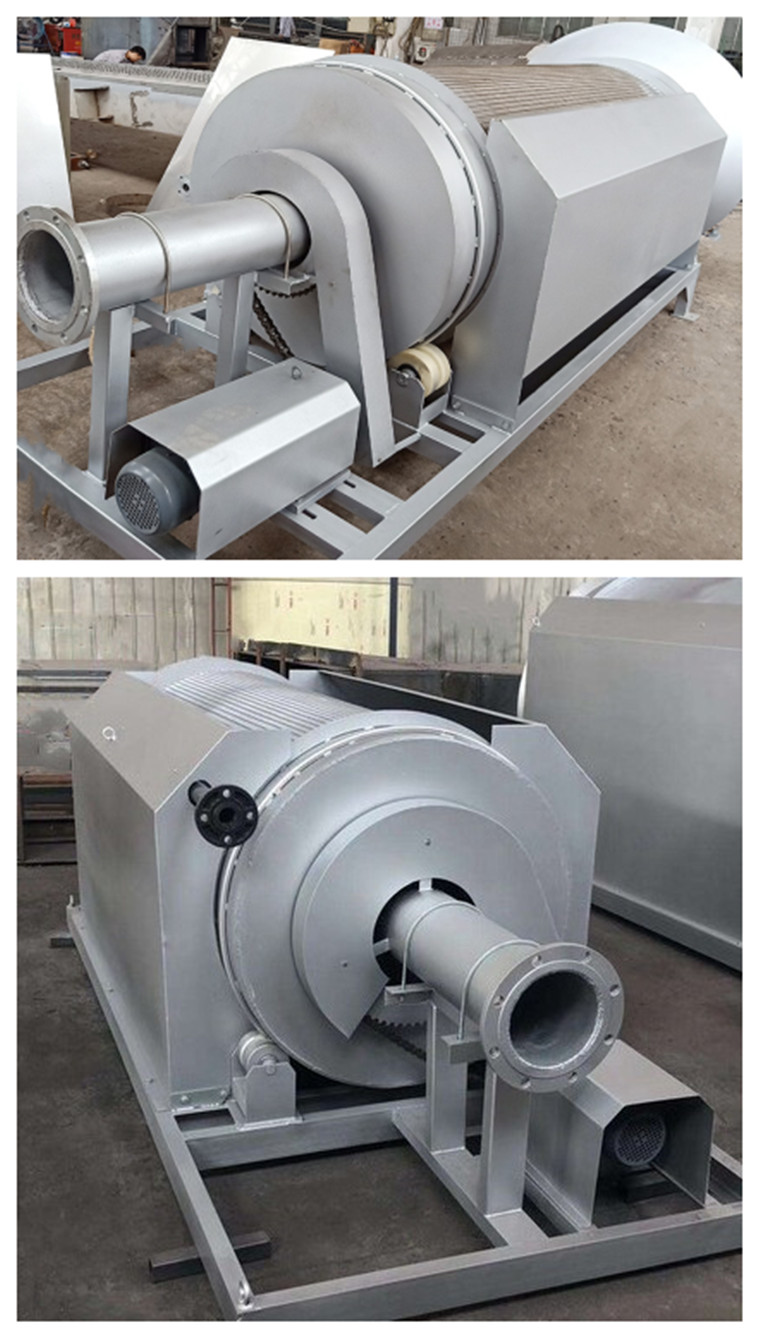 Rotary Drum Filter for 0.1-0.5 mm Juice Beverage and Industrial Wastewater Filtration