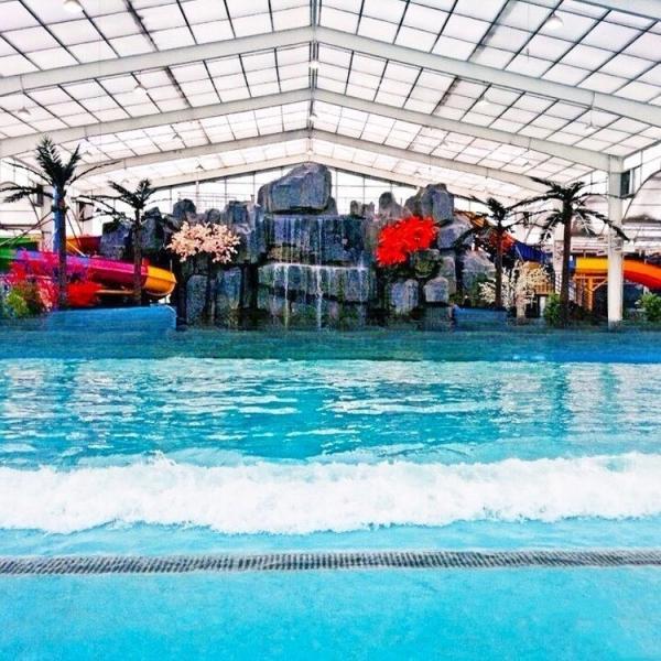 Quality Interactive Above Ground Wave Pool Outdoor For Aqua Park Large Capacity for sale