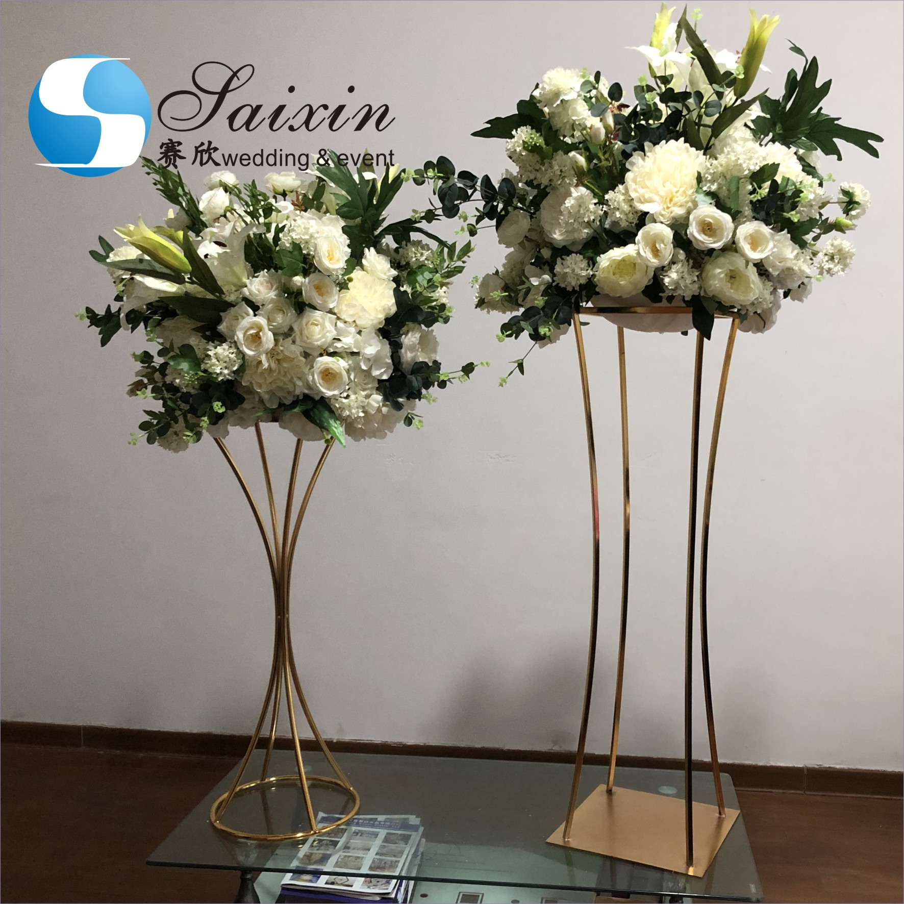SX-020 Custom Wedding Decorations artificial silk flowers wall for wedding event backdrop decoration