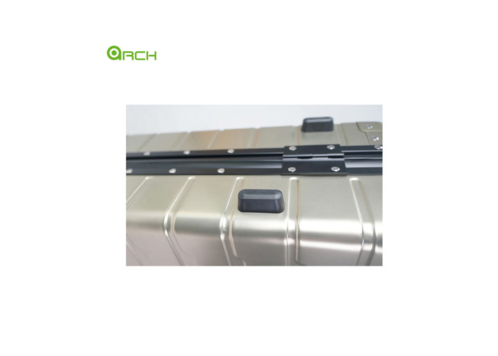 Aluminium Trolley Travel Luggage Suitcase 26 Inch With Double Spinner Wheels