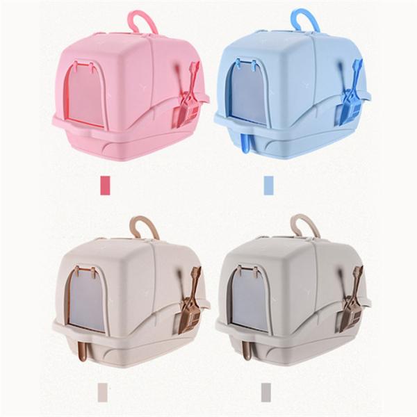 Quality Cat Shit Basin Extra Large Cat Litter Box Fully Enclosed Anti Spatter Deodorant Cat Toilet for sale