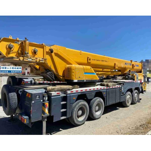 Used Truck Crane 2017-2021 Second Hand Lifting crane Hydraulic XCMG 75 Tons