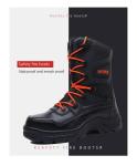 Waterproof Firefighter Rescue Boots Anti Puncture Oil Resistant Safety Boots