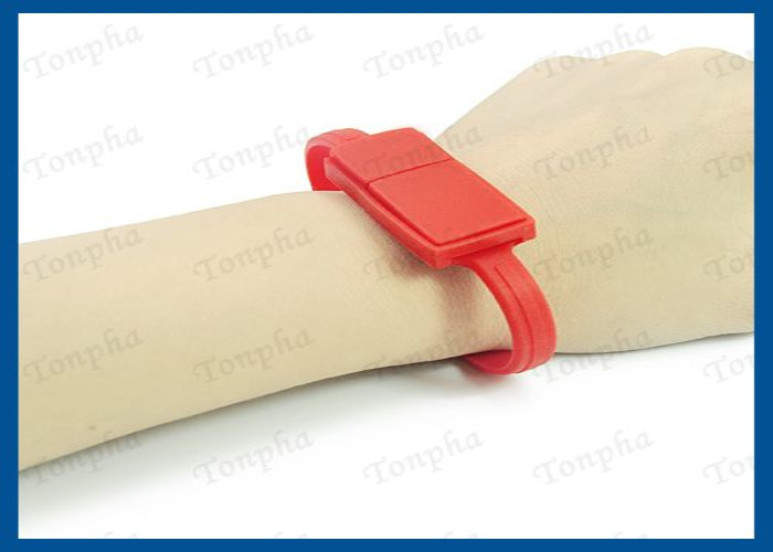 Colorful Wrist Usb Flash Drive , Wristband Usb Flash Drive Thumb Drives
