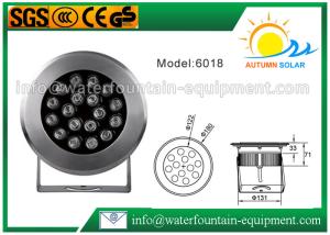 China Stainless Steel Underwater Aquarium Lights , Energy Saving Pond Fountain Lights wholesale