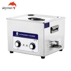 China Skymen JP-060 SS304 15L Mechanical Ultrasonic Cleaner With Heating wholesale