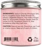 Himalayan Salt Skin Care Body Scrub With Lychee Fruit Oil All Natural Cleansing