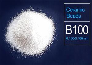 China Ceramic beads blasting media ZrO2 60% Min. B100 size 0.106-0.180mm wholesale